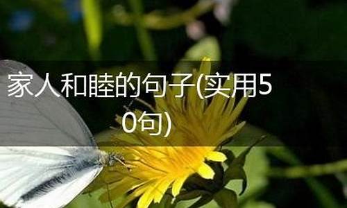 体现家庭和睦的句子_体现家庭和睦的句子 万家灯火