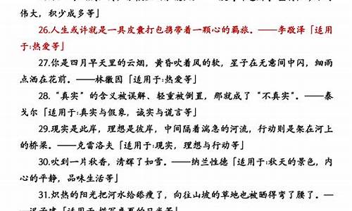 名人名言作文素材200字高中_名人名言作文素材200字高中生